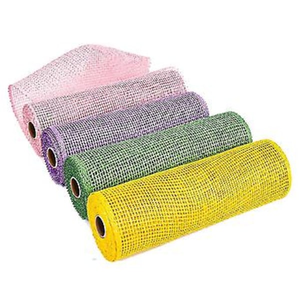 4 st 10 tum X 5 yard Mesh Ribbons Ap Mesh Ribbon R