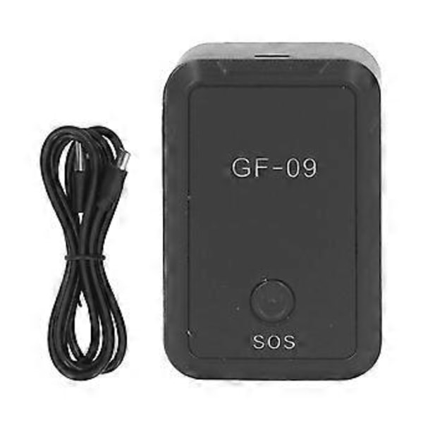 Bilspårare Mini Magnetisk Realtids GPS Spårning Äldre Barn Husdjur Förlorad Hjälp Ljudinsamlingsmodul GF09