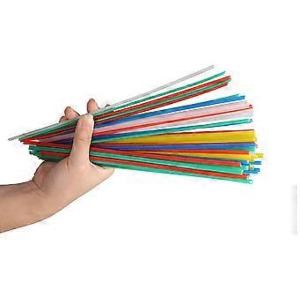 Flerfarget 50 stk 5 farger Plast Sveisestaver Pp Sveisestaver For Plast Sveiseapparat/varmluftpistol