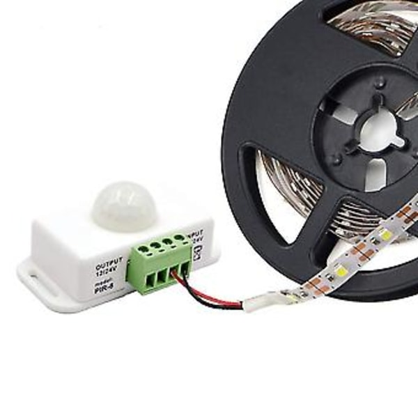 PIR Infraröd Rörelsesensor Detektor, 12V-24V Strip Rörelsesensor S, För Skåp
