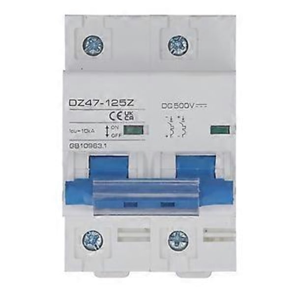 Strømbryter 10KA 2P Profesjonell DC Frakoblingsbryter for Solcelleanlegg DC500V D80 80A