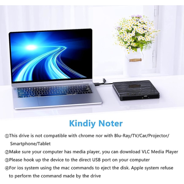 Eksternt optisk drev Spot Zebra mønster Dvd brænder Type-c+usb3.0 Dual Interface Mobil optisk drev Læsbart og skrivbart