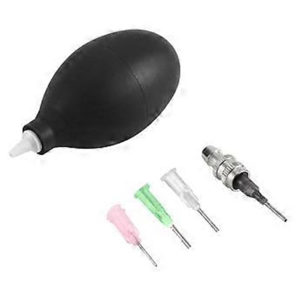 1 Set Keramikverktyg Tillbehör Keramisk Precisionsapplikator 3 Ounce Set Applikatorspetsar (Svart)