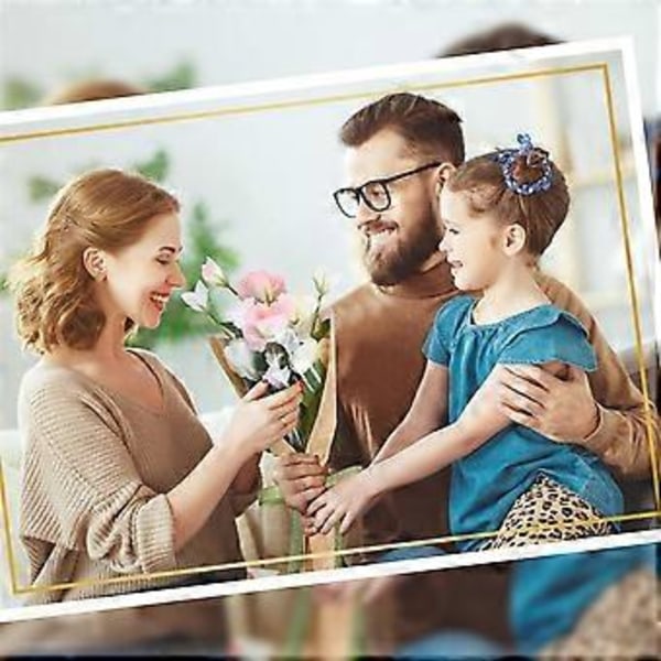 50 kpl Kukka Pakkauspusseja Nauhalla, Voimapaperi Kukka Pakkaus Kimppupusseja, Sopii Häihin ja Syntymäpäiville
