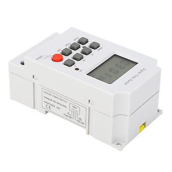Digitaalinen ajastinkytkin 28 ryhmän ohjelma Raskaan käytön ohjelmoitava elektroninen ajastin AC200‑240V