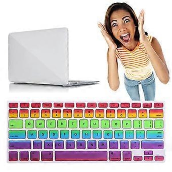 Silikonskydd för tangentbord, skyddande skal för Macbook Pro 13\" 15\"