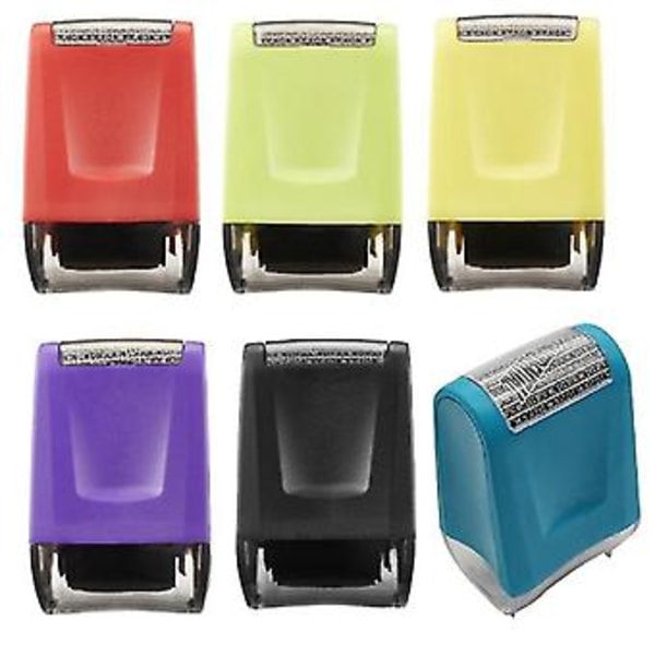 6 stk. R-stempel for å beskytte din ID-personvern Konfidensiell datakladde, 6 S