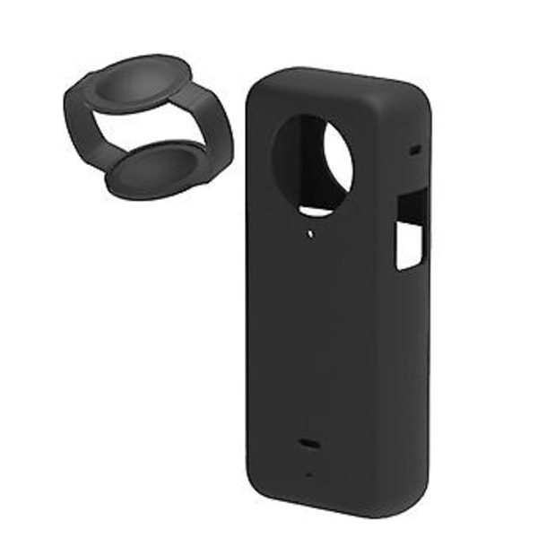 Silikonfodral för Insta 360 X3 Panoramisk Actionkamera (svart)
