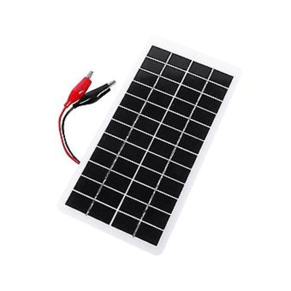 5w 12v Solcellepanel Silisiumpaneler Utendørs Solcellelader Bærbart Solcellepanel For Mobil