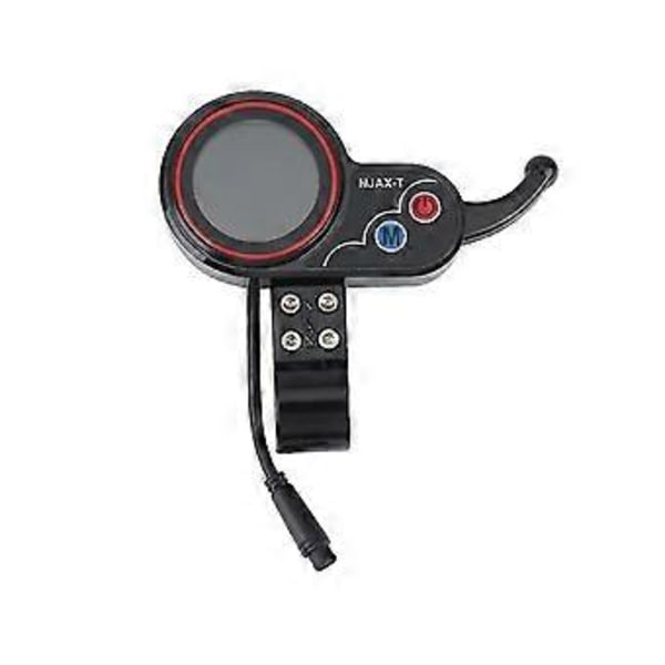Njax-t Elektrisk Scooter Instrumentpanel Mätare 36v 48v Justerbar 6pin För Elektrisk Scooter Tillbehör