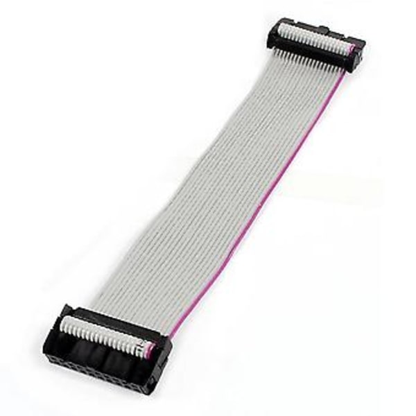 2 stycken 2,54 mm Pitch 20 Pin F/f Idc Platt Bandkabelkontakt