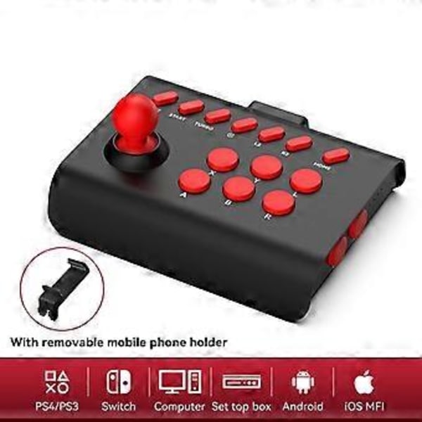 Type-C Port Arcade -konsolin keinuvipu, langallinen/Bluetooth-yhteensopiva/2.4G-yhteys