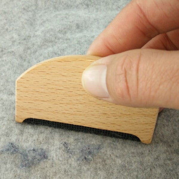 Kannettava puinen tarjotin hiuskampa Cashmere villapaita epilaattori hiuspalloleikkuri puinen vaatepallon poistoaine