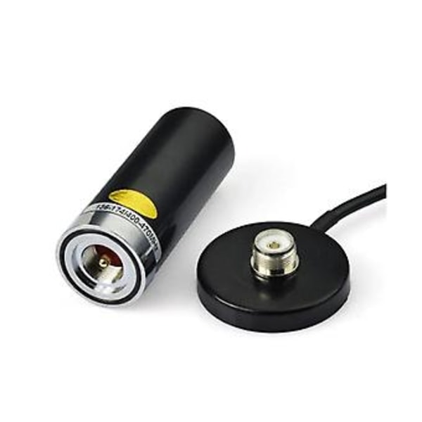 Kjøretøy/bil Mobilradio VHF/UHF Dual Band Antenne 9cm Base Magnetisk Feste BNC Hann 5m Kabel For BC