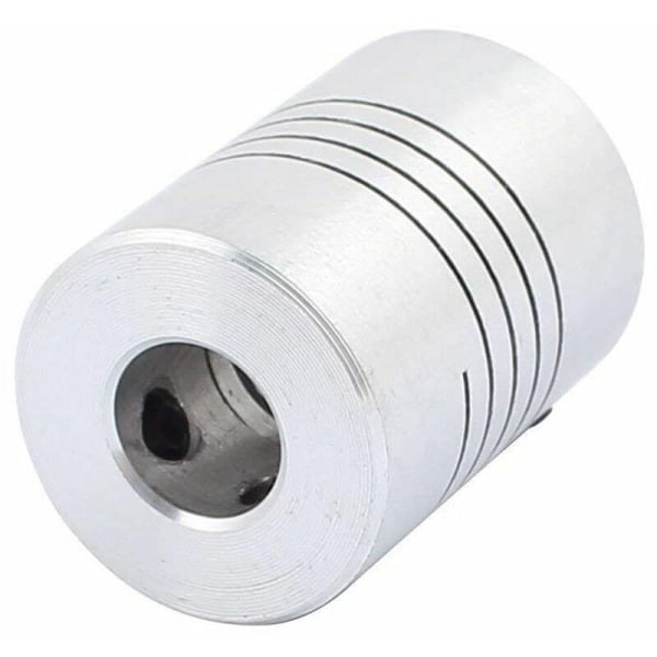 6mm to 8mm Shaft Coupling 25mm Length 18mm Diameter Stepper Motor Coupler Aluminum Alloy Connector for 3D Printer DIY CNC Machine Encoder