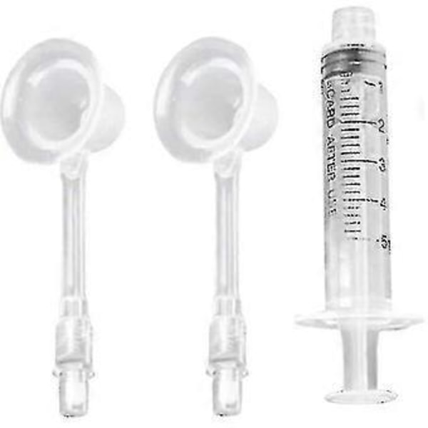 2 st Nipple Aspirator Corrector Amning Sugning För Platta Inverterade Indragningar