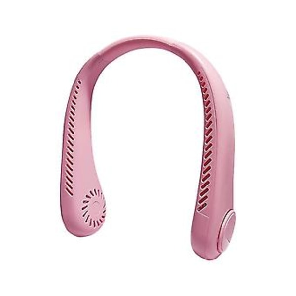 Mini-kaulatuuletin, kannettava, siivuton, riippuva kaulatuuletin, 1200 mAh, USB-ladattava, 3 nopeutta, mini