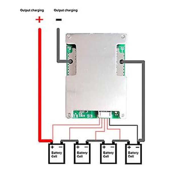 4S 12V 800A Po4 Charr Bms -kortti Ba/enhance Pcb -kortilla