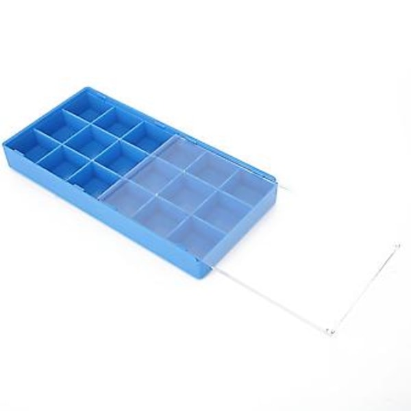 Förvaringslåda i plast för klockdelar, organiserare, förvaringsbricka för urmakare (18 fack)