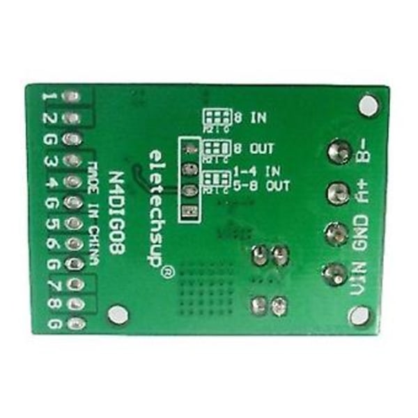 8-kanals Ingång/Utgång Digital S Ttl Ll Cmos Rs485 Io Modul Modbus Rtu Kort För Plc Relä