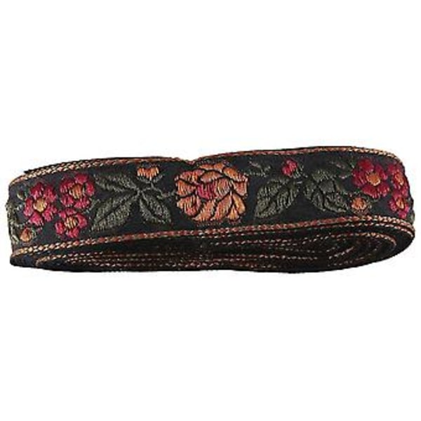 Fl Jacquard Bandkant, Sy Vävd Jacquard Band Vinta Broderad Spetsband Fa Fo