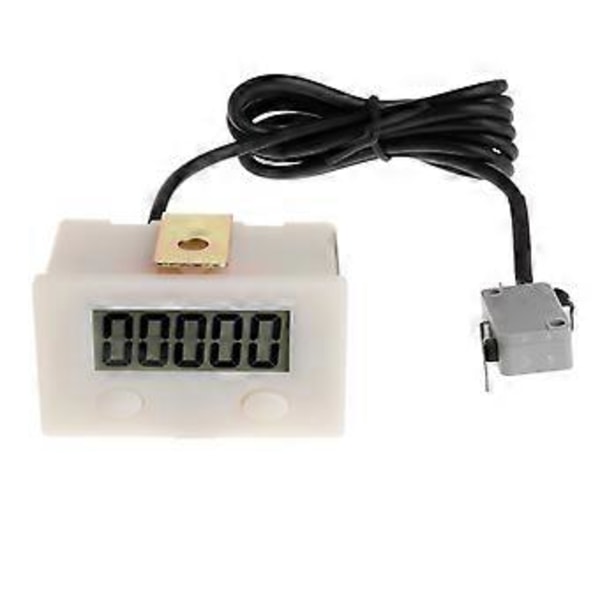 Lyöntilaskuri 5-numeroinen digitaalinen LCD-elektroninen lyöntilaskuri kytkimellä