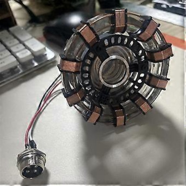 Arc Reactor Lampe, Superhelt Lampe, Flerfarget Søt Borddekorasjon, Tony Iron Har Et Hjerte, Irons Man Reaktor