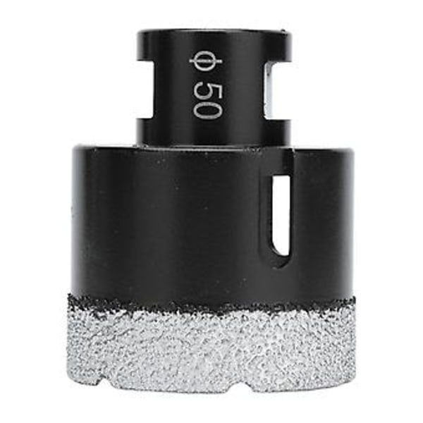 Tyhjiöjuotettu timanttiporakruunu reikäsaha marmorille M14 musta 50mm