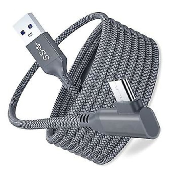 5m Charr Kabel För Oculus Quest 2 Et Usb 3.0 Typ C Dataöverföring Typ-c Till Usb-a