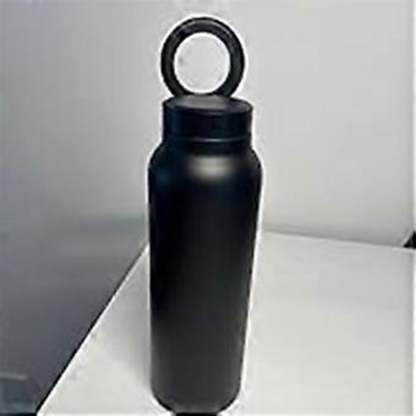 Sort 720ML Kedel Magnetisk Suge Mobiltelefonholder Vand 04 Rustfrit Stål Kop Bilkedel