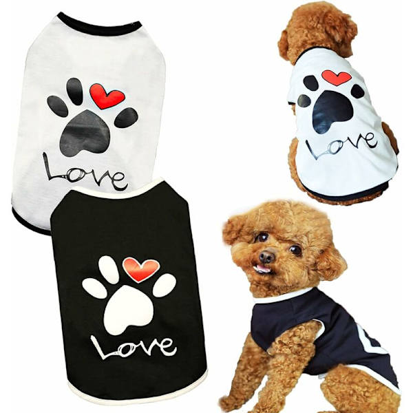 Pakke med 2 hvalpe-t-shirts (M) - Fei Yu