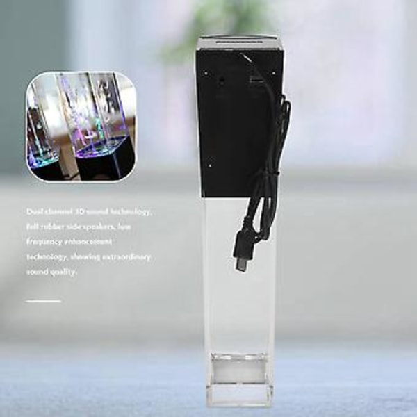 2kpl Led Sers Tanssiva Musiikkisuihkulähde PC:lle Kannettavalle Tietokoneelle Ph Kannettavalle Pöydälle St
