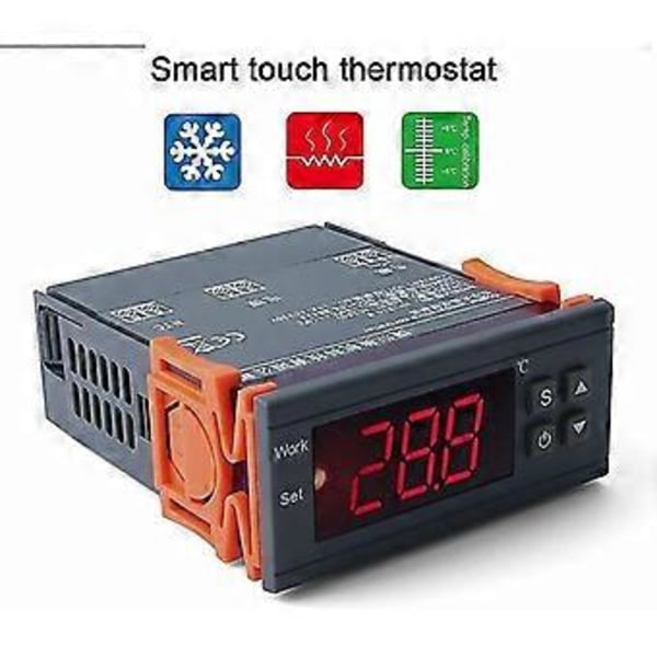 Termoregulator Termoelement Temperaturkontroller Digital Temperaturkontroller Med Sensor För Kylskåp Frys Temperaturkontrollerade System