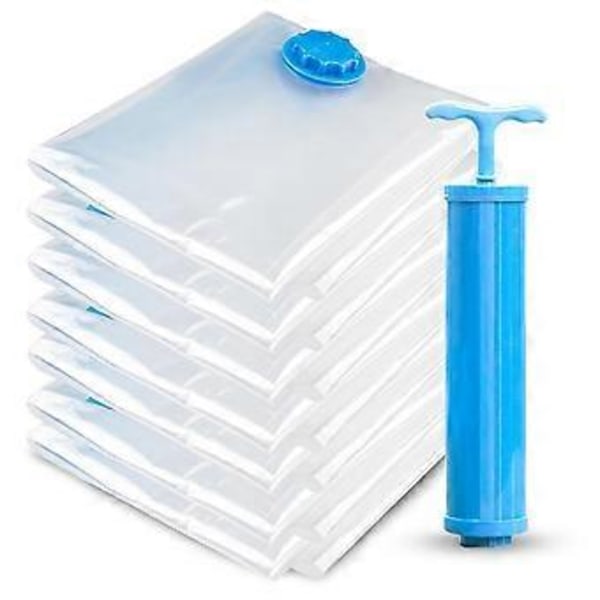 Vacuum Opbevaringsposer, Vakuum Pose Emballage Sparer Plads, til Sengelinned Tøj Rejse Opbevaring Soveværelse Opbevaringsposer 60x80cm