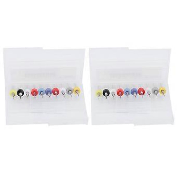20 st Micro Borr Set Legering Kretskort Mini Fast Skaft 0.1mm-1mm Tillbehör