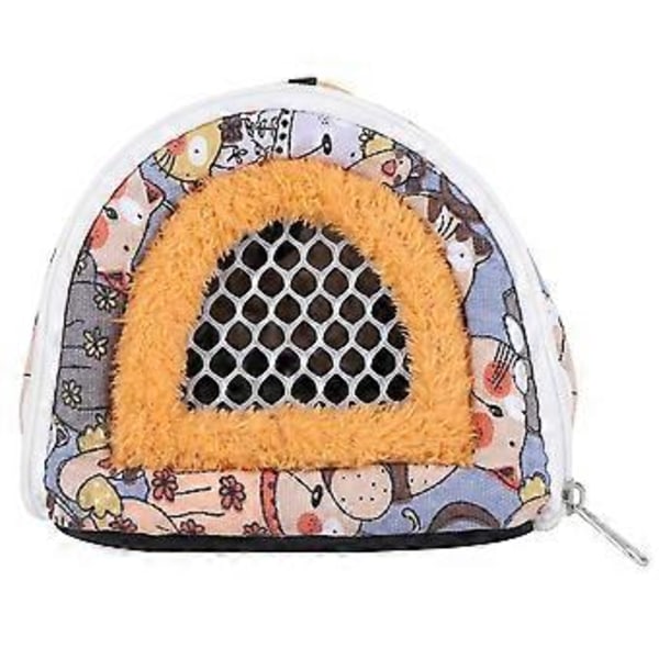 Kannettava pieneläinten siili hamsterin kantolaukku ulkoiluun marsu rotan chinchilla kantopussi pieneläinten kantolaukku