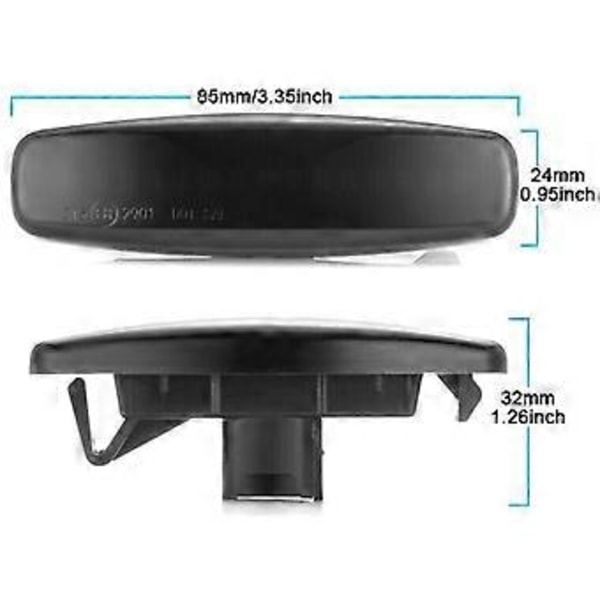 Dynamisk LED Blinklys Side Markeringslampe til EX25 EX35 EX37 FX35 FX37 G25 G35 Q40 Q60 Q70 QX50