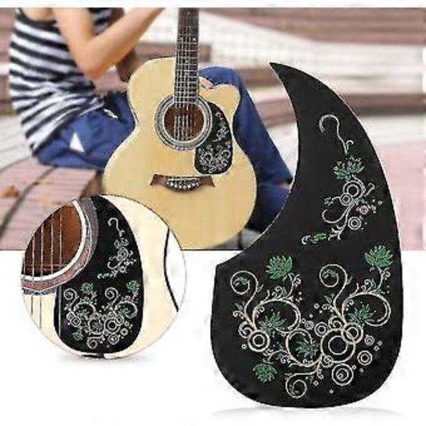 2 Stycken Självhäftande Skyddsplåtar för Gitarr, Inverterad Modell, Lång Livslängd