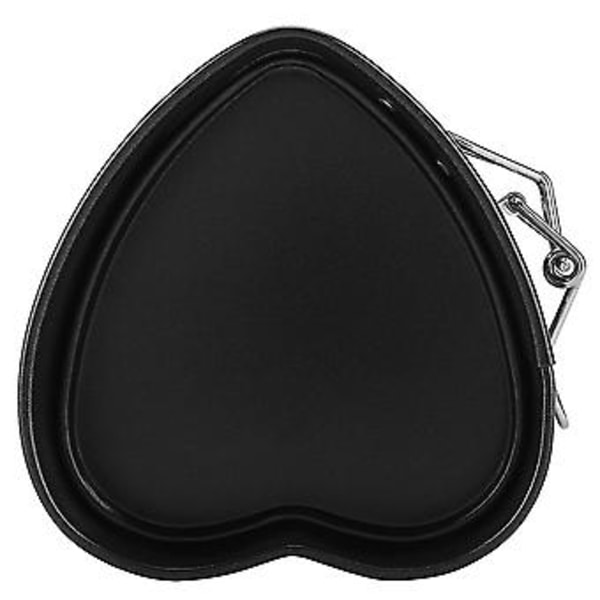 Bakform i kolstål med löstagbar botten, hjärtformad bakform non-stick