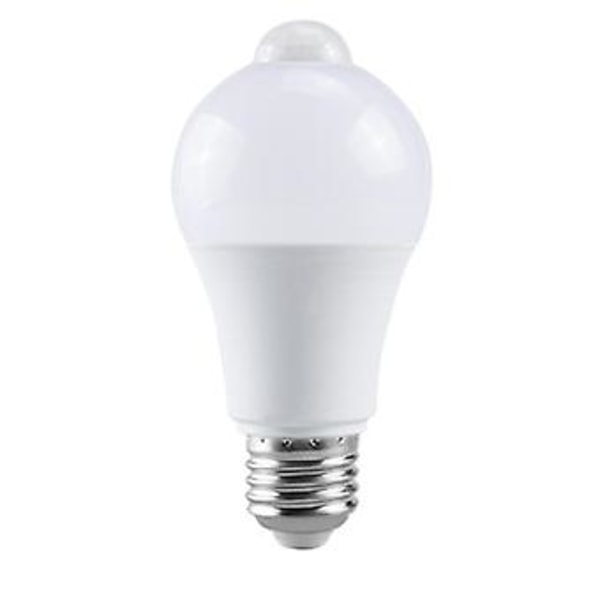 85-265v E27 Pir Rörelsesensorlampa 12w Glödlampa Med Rörelsesensor Infraröd Rörelsedetektor Säkerhetslampa