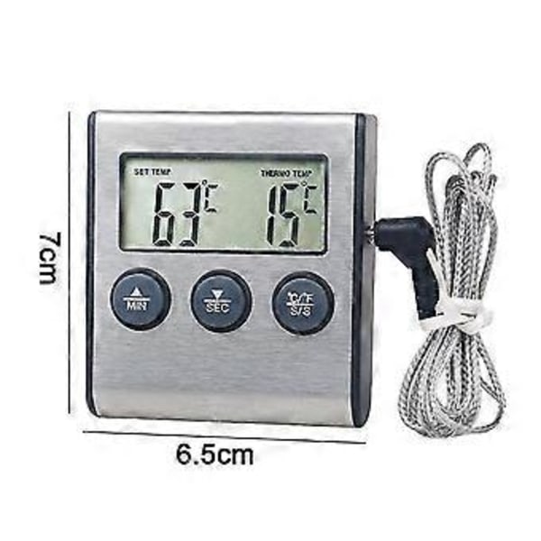 Køleskabsfryser Termometer Alarm, høj & lav temperatur