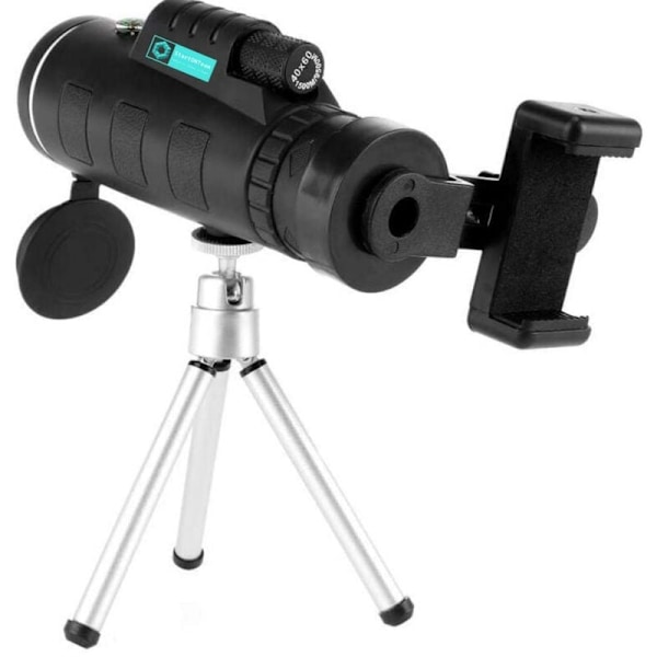 Professional HD 40X60 High Definition Monocular Telescope with Smartphone Holder and Tripod for Bird Watching/Camping/Hiking/Wildscape/Hunting/Wildl