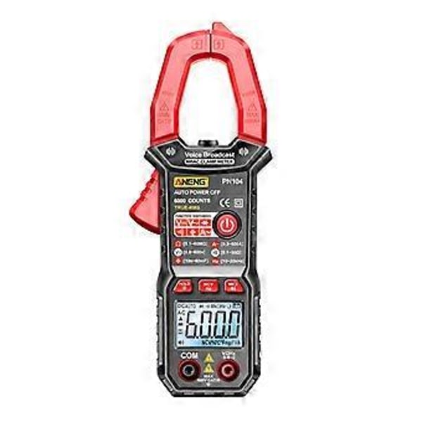 Kapacitans Hz Duty-Cycle Tester 6000 Tæller Stemme Broadcast Digital Clamp Meter