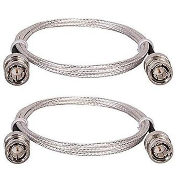 2 stk. 3g/6g Sdi Kabel 90 cm, Hd-sdi Bnc Han Til Vinkel Bnc Han