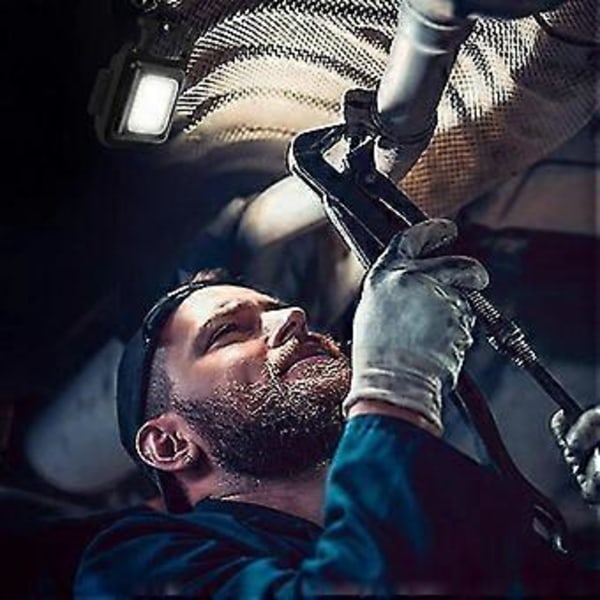 Mini Cob Nøgleringslygter 400 Lumen 3 Lystilstande Bærbar Lomme Lygte Multifunktionel Lommelygte Med Foldbart Beslag