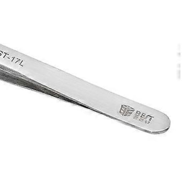 Rustfri Stål Pincet Anti Slid Rust Korrosion Abrasion Syre Høj Hårdhed Industriel Fin Spids Pincet 17L