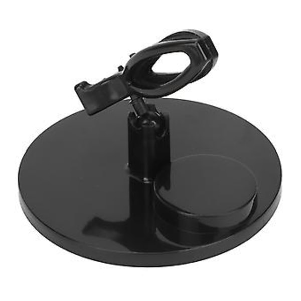 Neglelakflaskeholder Stand Bred Base Forebygger Fald Neglegel Fikseringsclips til Manicure Maleri Sort
