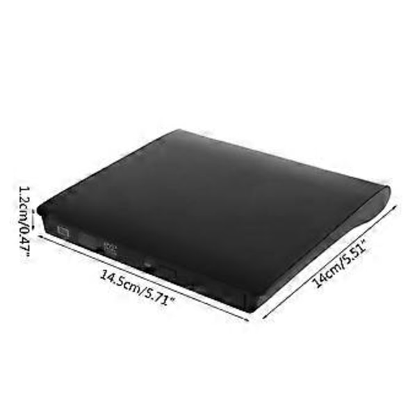 9,5 MM USB 3.0 SATA Optisk Drev Kabinet Kit Ekstern Mobil Indkapsling DVD/CD-R