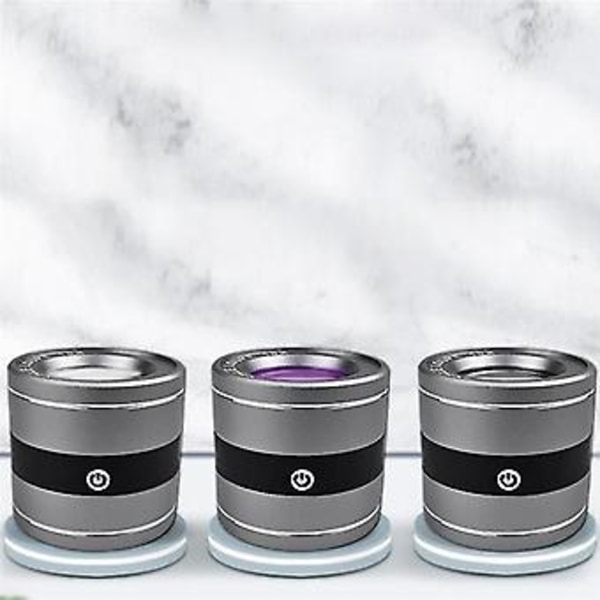 10x Metall HD Förstoringsglas USB Laddning Lupp Förstorare