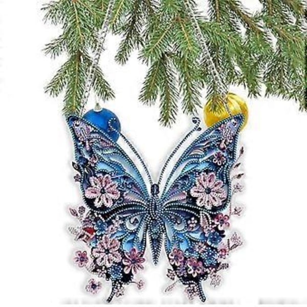 DIY Diamant Hantverk Hänge Målningskit Djur, Hängande Ornament Ädelsten Målning Konst för Vägg Dörr Dekoration